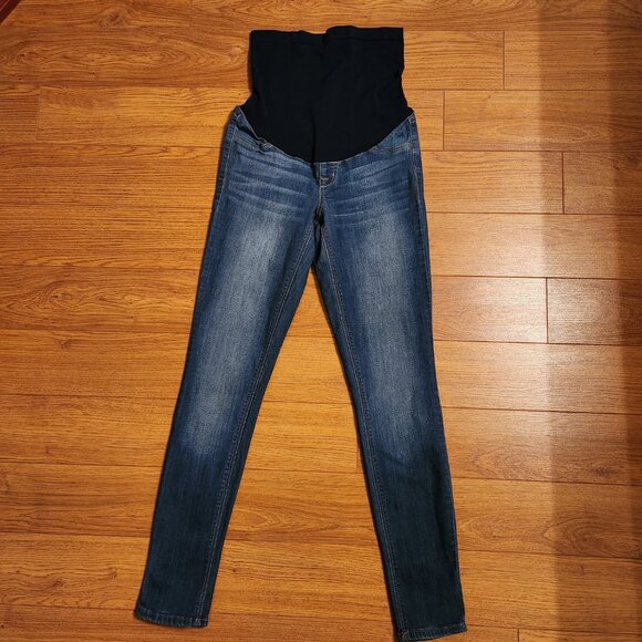 1822 Denim Maternity Ankle Skinny Jeans - Picture 2 of 13